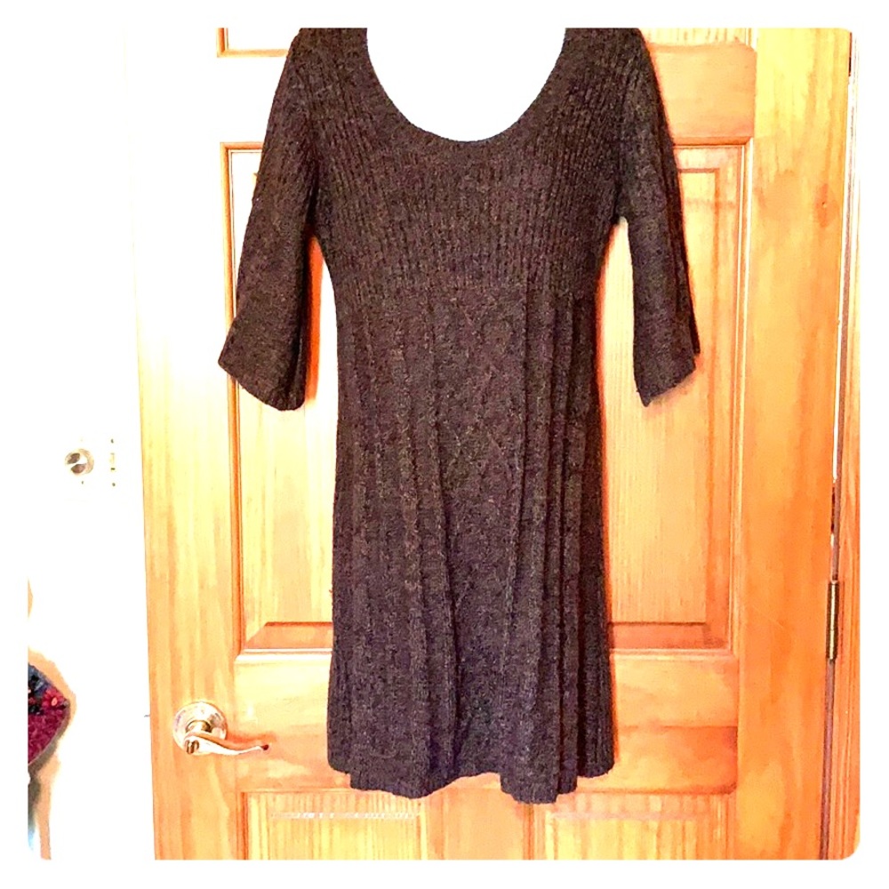 Sweater dress.